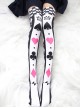 Poker Cards Printing Sweet Lolita Stockings