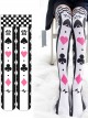 Poker Cards Printing Sweet Lolita Stockings