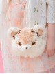 Plush Bear And Plush Bunny Cute Bow Sweet Lolita Shoulder Bag