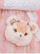 Plush Bear And Plush Bunny Cute Bow Sweet Lolita Shoulder Bag