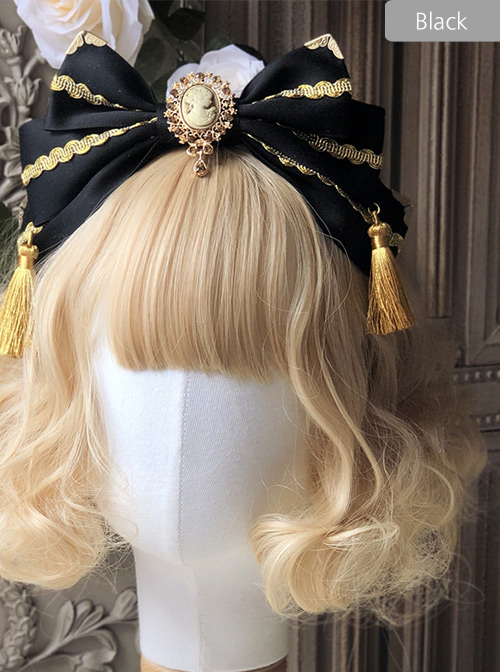 Gorgeous Style Golden Tassel Classic Lolita Multicolor Hair Hoop