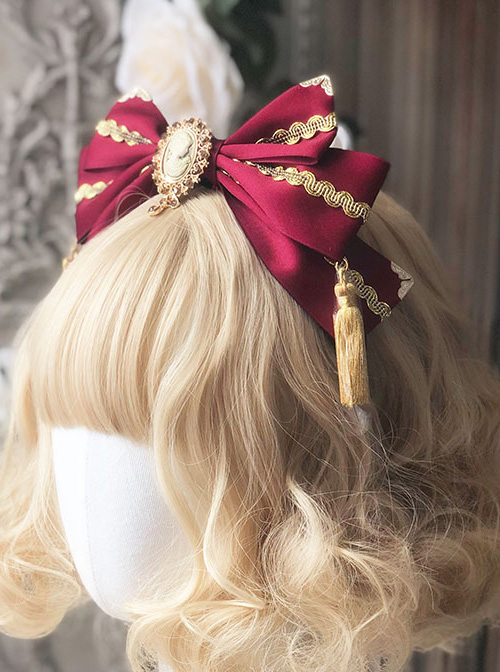 Gorgeous Style Golden Tassel Classic Lolita Multicolor Hair Hoop