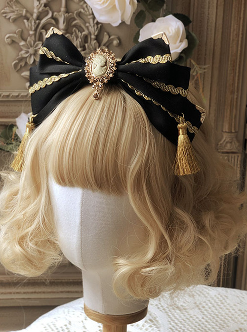 Gorgeous Style Golden Tassel Classic Lolita Multicolor Hair Hoop