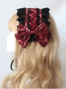 Chandelier Series Silk Ribbon Bowknot Sweet Lolita Hairband