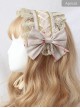 Chandelier Series Silk Ribbon Bowknot Sweet Lolita Hairband