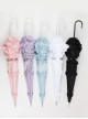 Multicolor Lace Love-heart Sweet Lolita Long Handle Umbrella