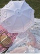 Multicolor Lace Love-heart Sweet Lolita Long Handle Umbrella