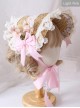 The Tea Party Elegant Multilayer Lace Straw Hat Classic Lolita Bonnet