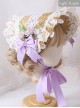 The Tea Party Elegant Multilayer Lace Straw Hat Classic Lolita Bonnet