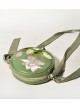 Lotus Embroidery Tassel Chinese Style Qi Lolita Green Shoulder Bag