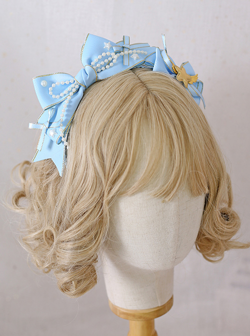 Multicolor Bowknot Ribbon KC Sweet Lolita Irregular Headband