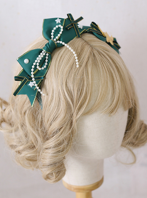 Multicolor Bowknot Ribbon KC Sweet Lolita Irregular Headband