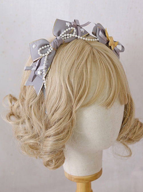 Multicolor Bowknot Ribbon KC Sweet Lolita Irregular Headband