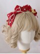 Multicolor Bowknot Ribbon KC Sweet Lolita Irregular Headband