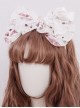 Magic Tea Party Chocolate Rabbit Series KC Bowknot Sweet Lolita Hair Hoop