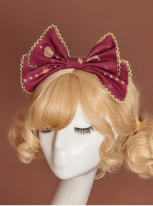 Gift Box Bear Series KC Printing Bowknot Sweet Lolita Head Hoop