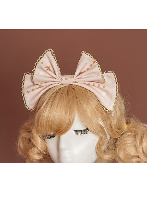 Gift Box Bear Series KC Printing Bowknot Sweet Lolita Head Hoop