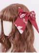 Magic Tea Party Chocolate Rabbit Series Two Colors Bowknot Sweet Lolita Hair Clips