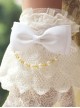 Bead Chain Bowknot Double Layer Lace Sweet Lolita Multicolor Hand Sleeves