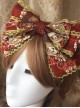 Heavenly Garden Series Printing Bowknot Sweet Lolita Head Hoop