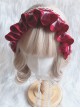 Ruffle White Lace Small Bonnet Sweet Lolita Headband