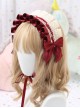 Multicolor Cotton Ruffle White Lace Sweet Lolita Headband