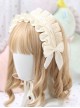 Multicolor Cotton Ruffle White Lace Sweet Lolita Headband