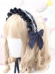 Multicolor Cotton Ruffle White Lace Sweet Lolita Headband