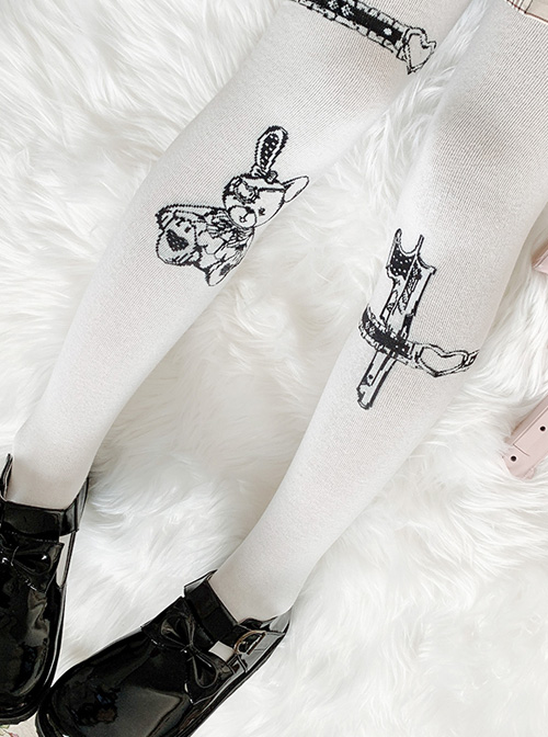 The Assassinate Rabbit Series Dark Sweet Lolita Stockings