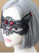 Black Lace Sexy Fox Princess Gothic Lolita Mask