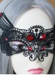 Black Lace Sexy Fox Princess Gothic Lolita Mask
