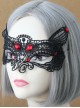 Black Lace Sexy Fox Princess Gothic Lolita Mask