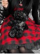 Hell Bear Series Black Plush Gothic Lolita Bag