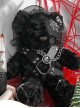 Hell Bear Series Black Plush Gothic Lolita Bag