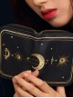 Golden Thread Embroidery Pearlescent PU Gothic Lolita Wallet