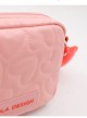 Cute Heart Pattern Soft PU Leather Square Shaped Sweet Lolita Shoulder Bag