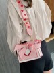 Cute Heart-Shaped Printing Shoulder Straps Sweet Lolita Shoulder Bag