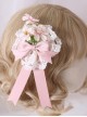 Multicolour Elegant Flowers Lace Brooch Sweet Lolita Hair Clip