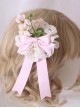 Multicolour Elegant Flowers Lace Brooch Sweet Lolita Hair Clip