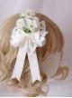 Multicolour Elegant Flowers Lace Brooch Sweet Lolita Hair Clip