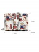 Teddy Bear Printing Sweet Lolita Short Style Zipper Wallet