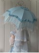 Rose Pavilion Series Lace Elegant Classic Lolita Long Umbrella