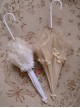 Rose Pavilion Series Pagoda Shape White Classic Lolita Lace Long Umbrella