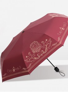 Harry Potter Theme Printing Gryffindor Or Slytherin Classic Lolita Folding Umbrella