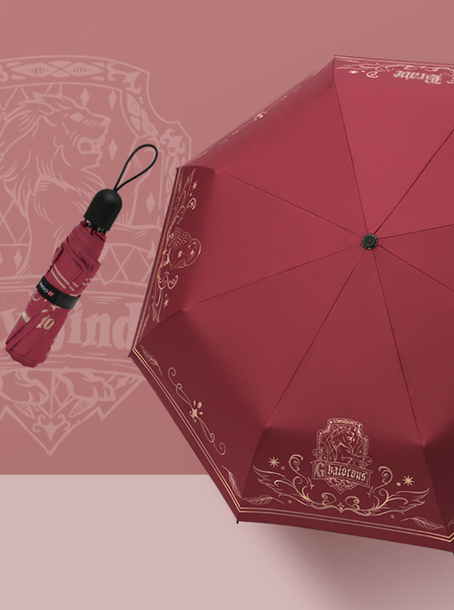 Harry Potter Theme Printing Gryffindor Or Slytherin Classic Lolita Folding Umbrella