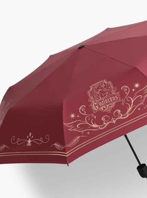 Harry Potter Theme Printing Gryffindor Or Slytherin Classic Lolita Folding Umbrella