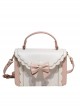 Cute Bowknot Elegant Organ Classic Lolita Small Square Bag