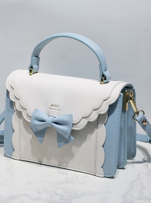 Cute Bowknot Elegant Organ Classic Lolita Small Square Bag