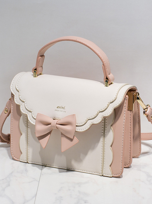 Cute Bowknot Elegant Organ Classic Lolita Small Square Bag