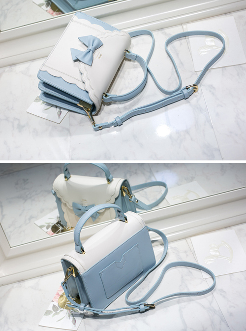 Cute Bowknot Elegant Organ Classic Lolita Small Square Bag